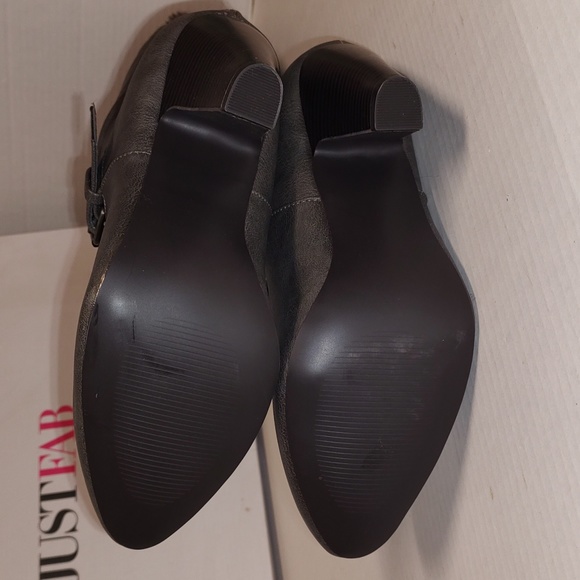 10 Women's Faux Fur Boots Grey Gray - Picture 4 of 6